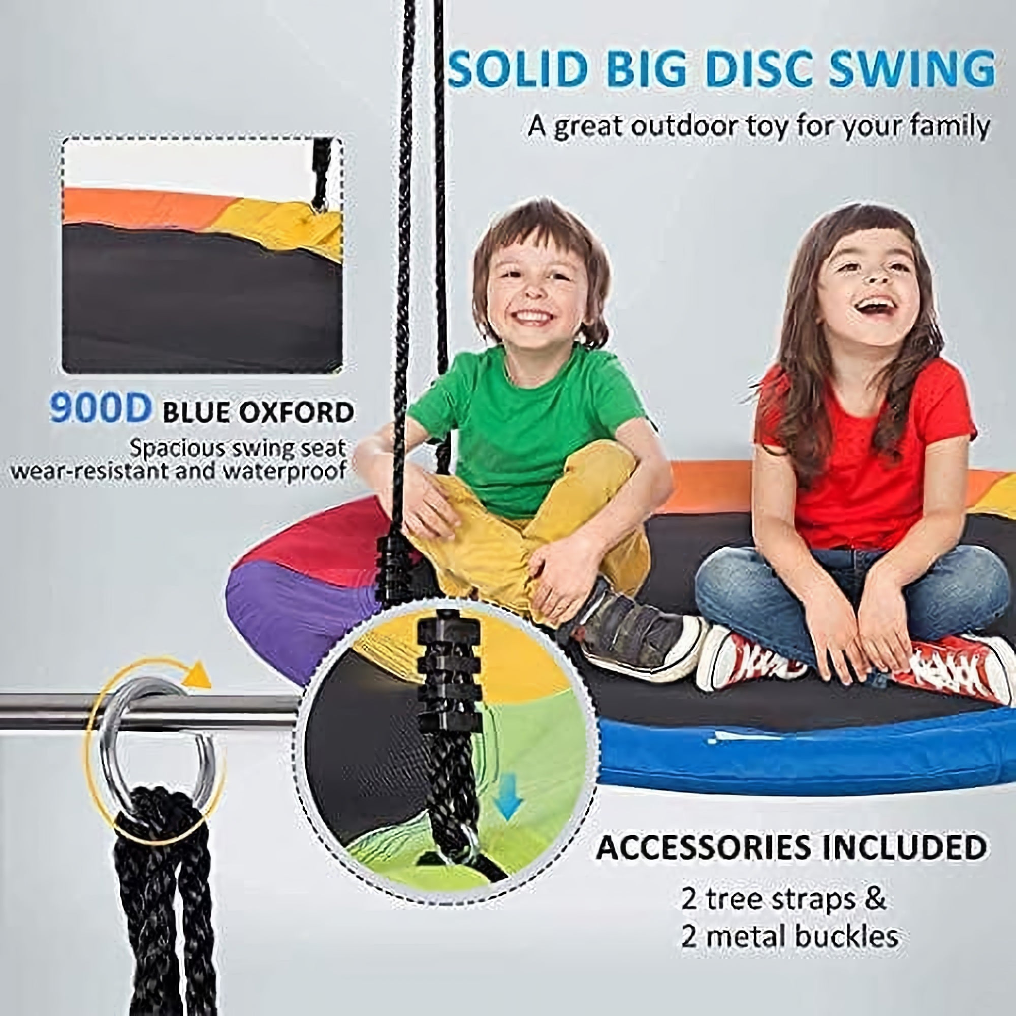 VIVOHOME Saucer Tree Swing, 41 VIVOHOME Saucer Tree Swing, 41